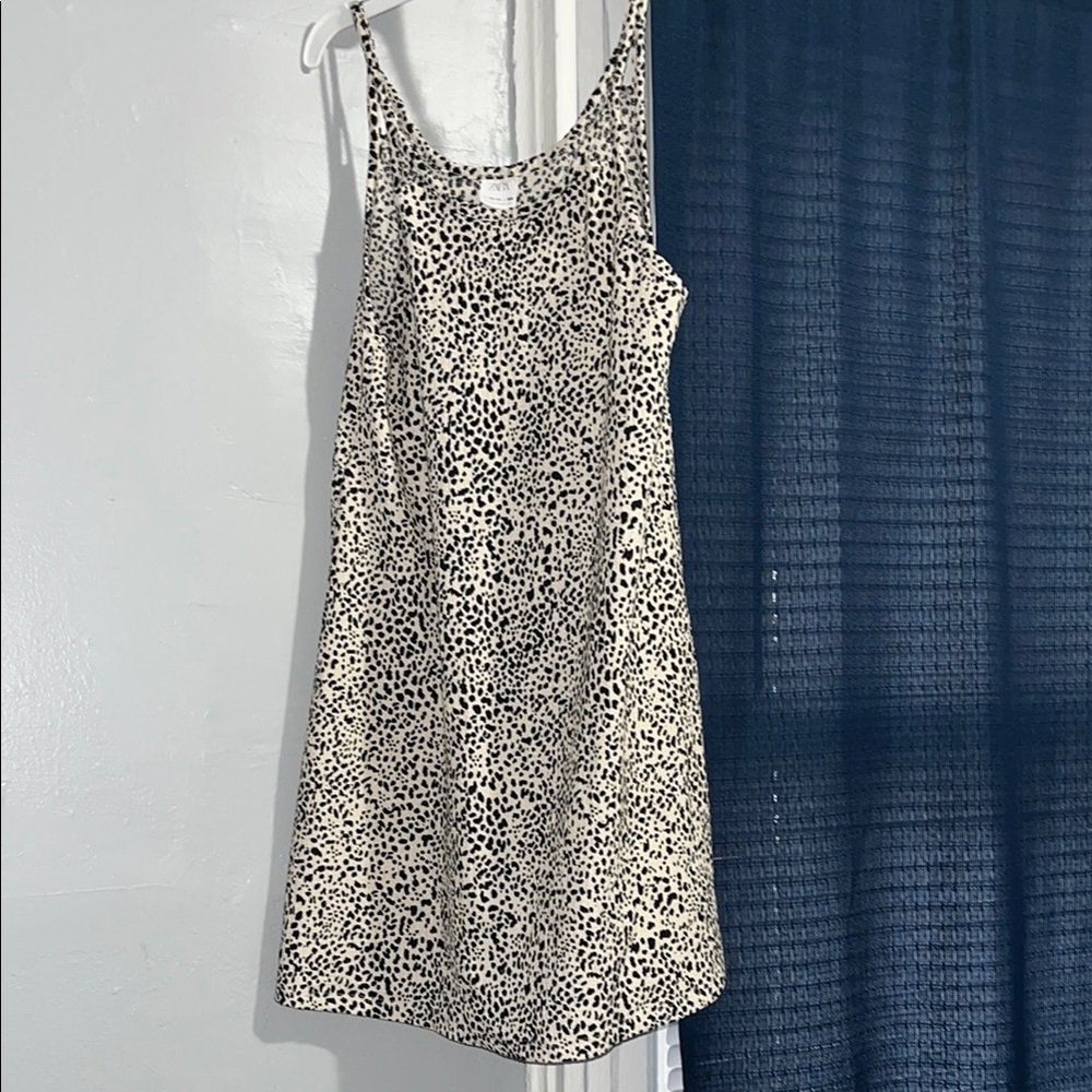 Zara Silver Sequin Scoop Neck Mini Dress  girls pre owned good condition